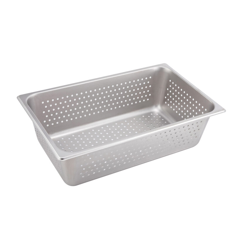 Winco SPFP6 Full Size Perforated Steam Table Pan, 6" Deep