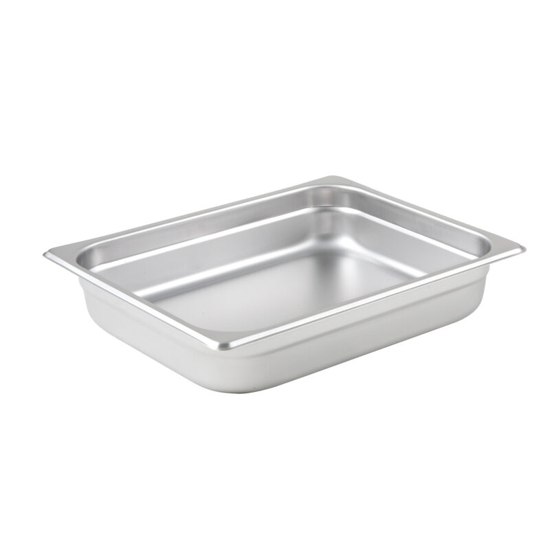 Winco SPJL-202 Half-Size Anti-Jam Steam Table Pan, 2.5" Deep