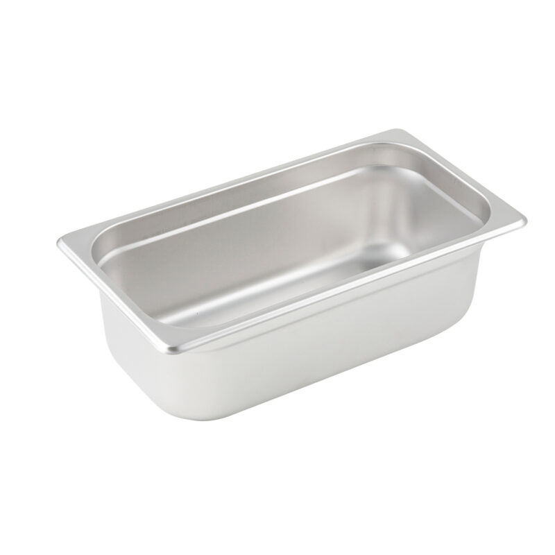 Winco SPJL-304 1/3 Size Steam Table Pan, 4" Deep