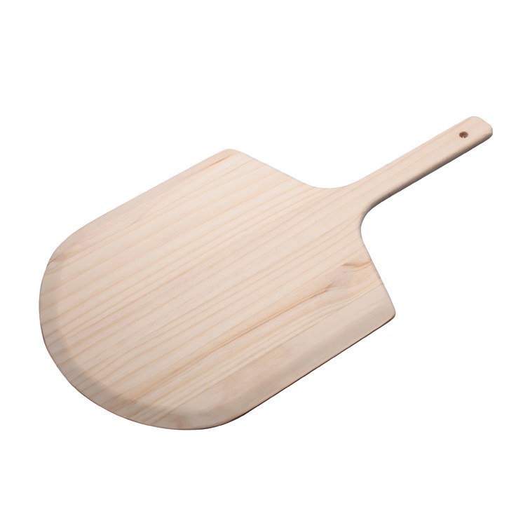 Winco WPP-1222 Wooden Pizza Peel w/ 12"L x 13"W Blade - (22"L)