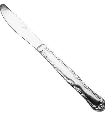 Thunder Group SLSF119 Sunflower dinner knife in 18/0 stainless steel with bright finish, full view