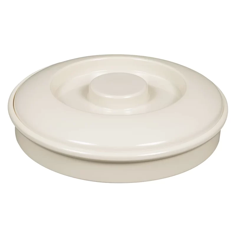 GET TS-800-IV Viva Mexico Round Tortilla Server with Lid, Ivory