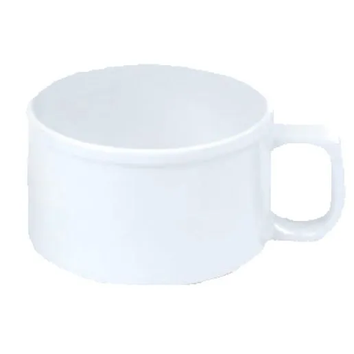 Thunder Group CR9016W Melamine Soup Mug, White, 10 oz.