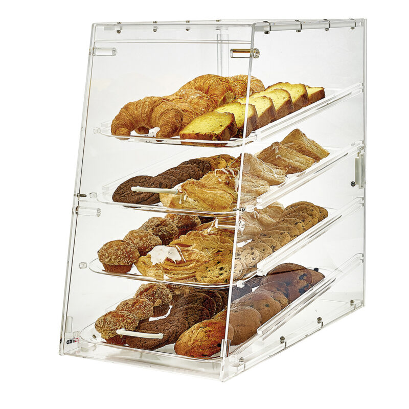 Winco ADC-4 4-Tray Acrylic Bakery Display Case