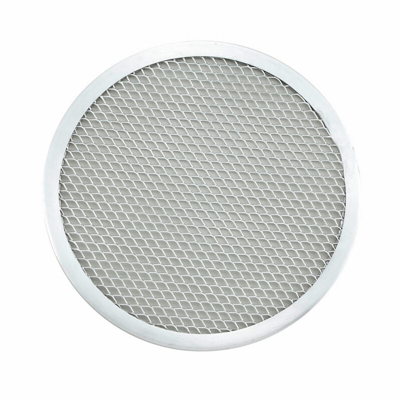Winco APZS-10 Round Aluminum Pizza Screen - (10" dia.)