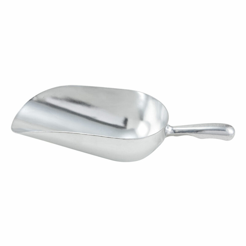 Winco AS-38 One-Piece Aluminum Scoop - ( 38 oz. )