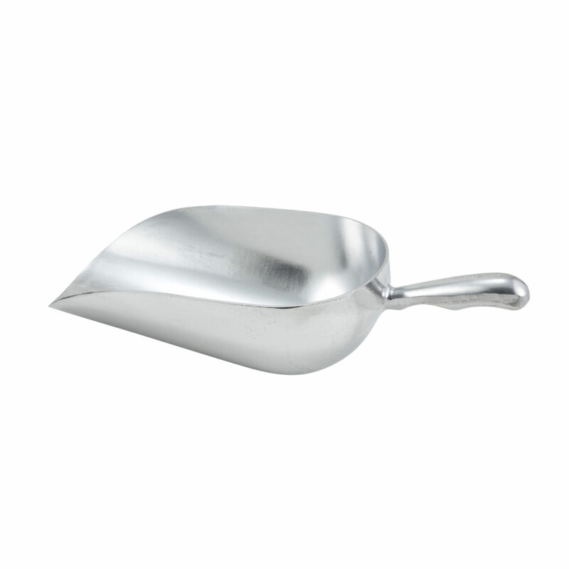 Winco AS-85 One-Piece Aluminum Scoop - ( 85 oz. )