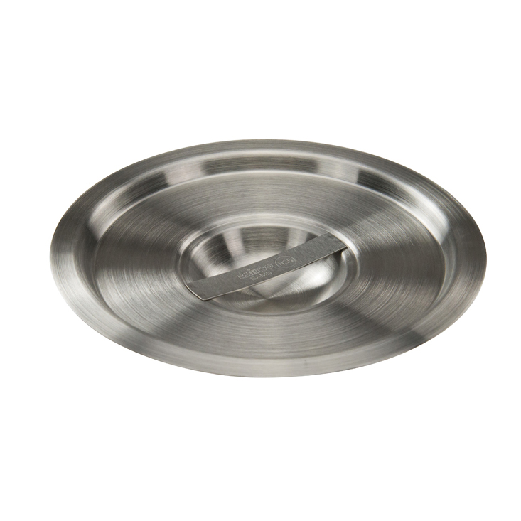 Winco BAMC-3.5 Bain Marie Cover, 3.5 Qt. Round Stainless Steel