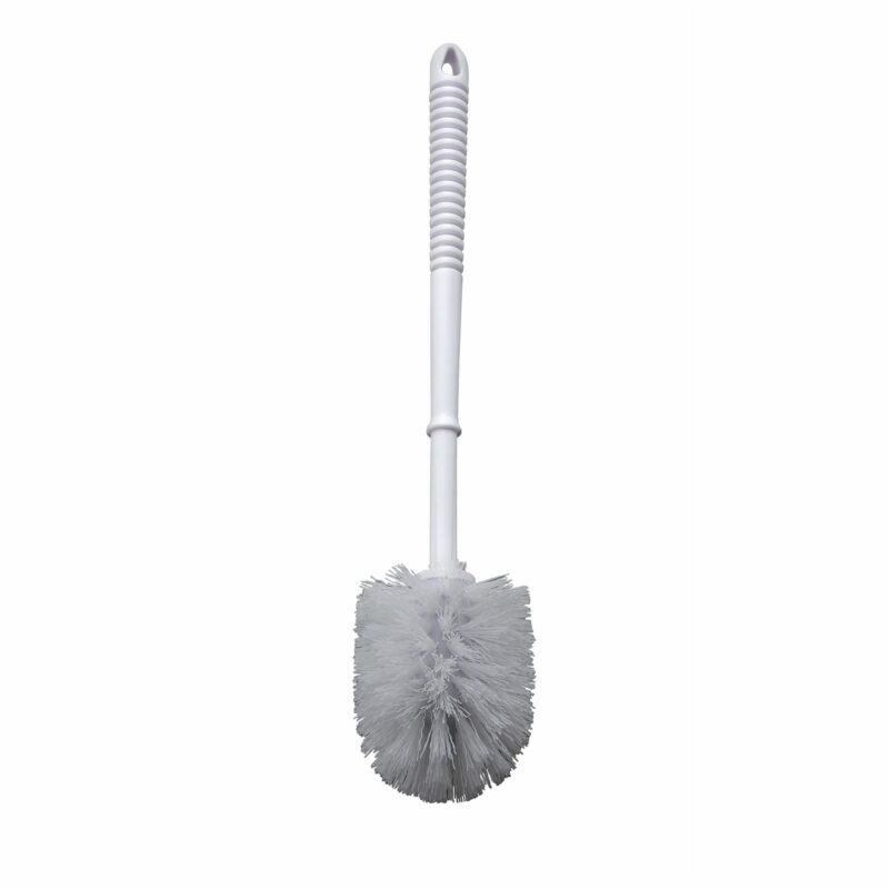 Winco BR-15 Multi-Purpose White Toilet Brush (15")