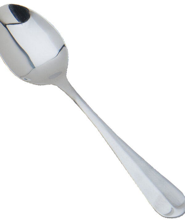 Thunder Group SLDK104 Dakota dinner spoon in bright 18/0 stainless steel, full-length view