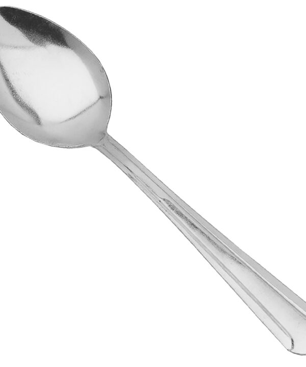 Thunder Group SLDO002 Domilion teaspoon in bright-finish 18/0 stainless steel, full view