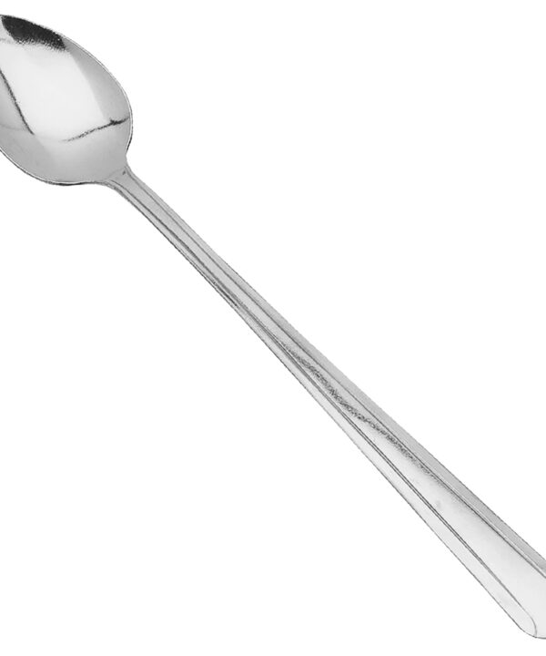 Thunder Group SLDO005 Domilion iced tea spoon in bright-finish 18/0 stainless steel, full view