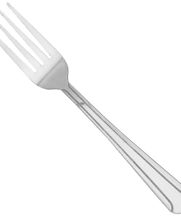 Thunder Group SLDO006 Domilion dinner fork in 18/0 stainless steel, bright mirror finish, full view
