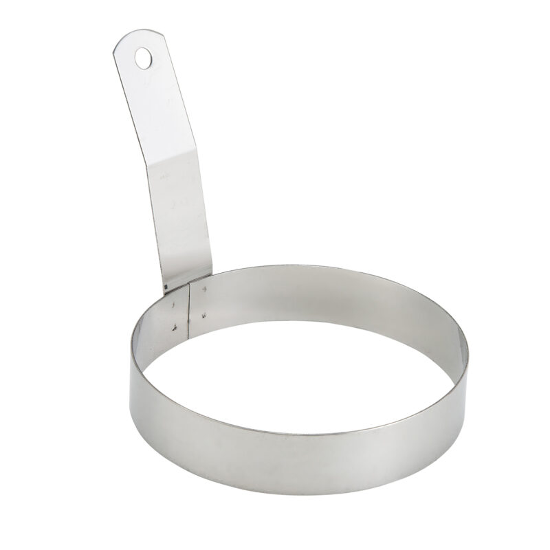Winco EGR-5 Stainless Steel Egg Ring w/ Handle ( 5" dia. )