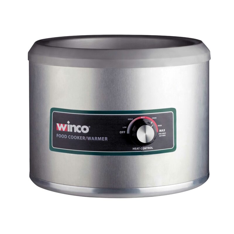 Winco FW-11R500 11 Qt. Round Electric Food Cooker / Warmer