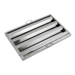 Winco HFS-1625 stainless steel hood filter, 16 by 25 inch, front view
