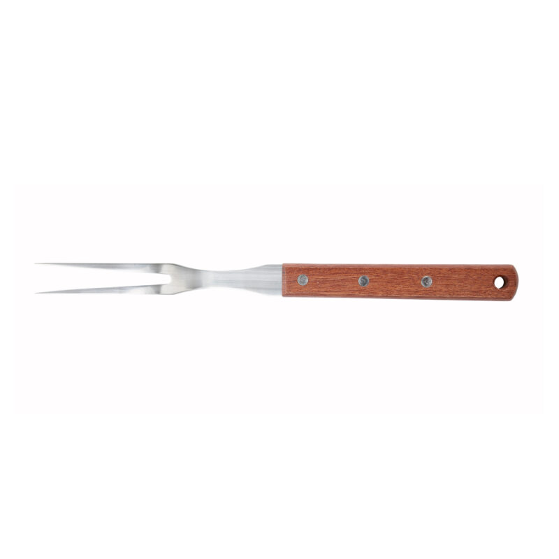 Winco KPF-612 Pot Fork w/ Wooden Handle ( 12-5/8"L )
