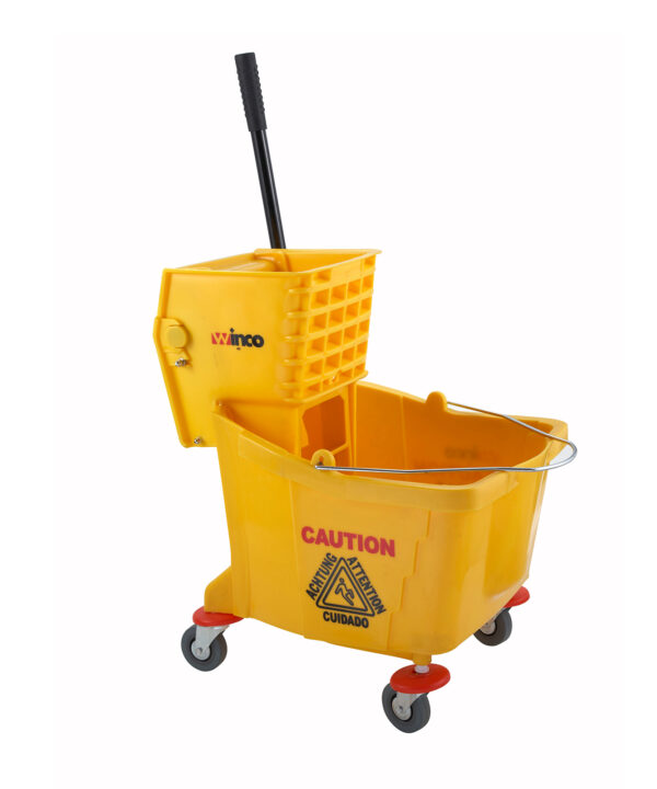 Yellow Mop Bucket | Winco MPB-36 | RHQ Supplies