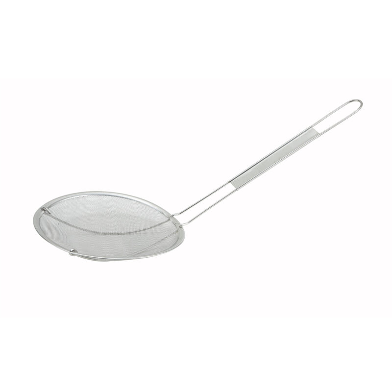 Winco MSS-6.5 Stainless Steel Coarse Single Mesh Strainer - ( 6-1/2" dia. )