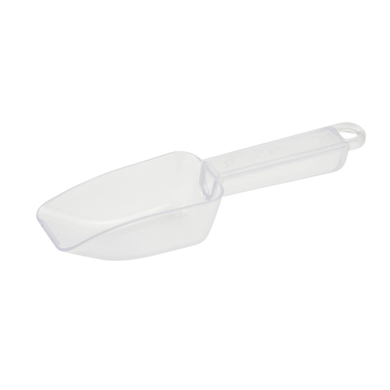 Winco PS-5 Clear Polycarbonate Scoop - ( 5 oz. )