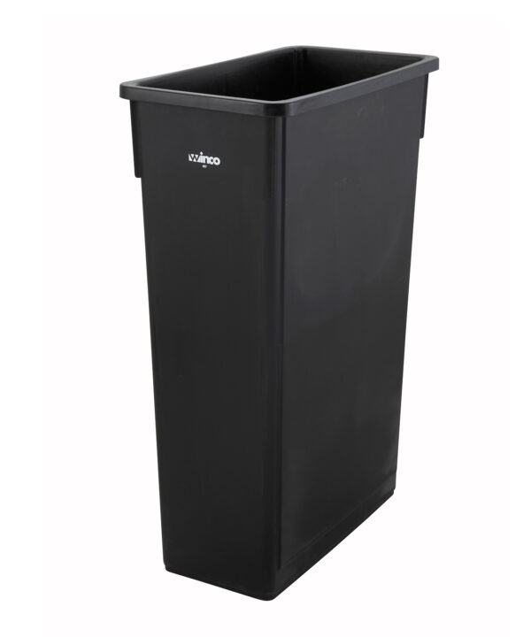 Slender Trash Can | Winco PTC-23K | RHQ Supplies