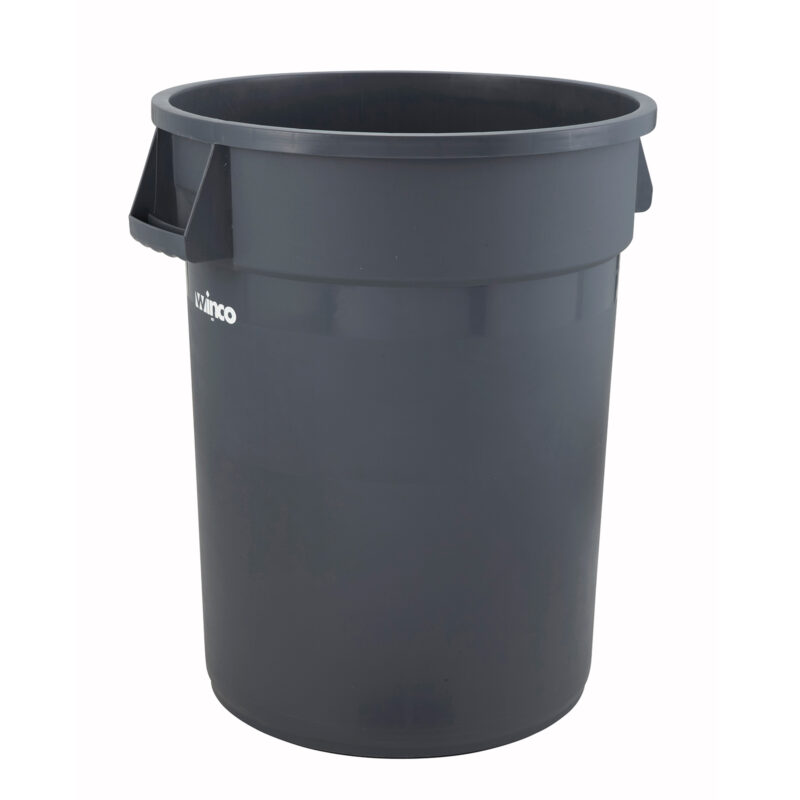 Winco PTC-44G Gray Heavy-Duty Trash Can ( 44 Gallon )
