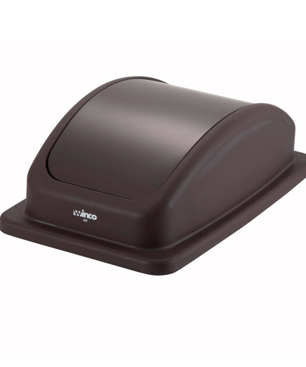 Trash Can Cover | Winco PTCL-23B | RHQ Supplies