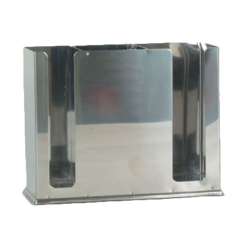 Thunder Group SLCH007 chopstick and utensil holder caddy in stainless steel, front view