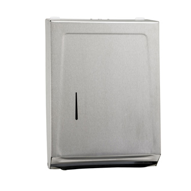 Winco TD-700 Stainless Steel Wall Mounted Paper Towel Cabinet