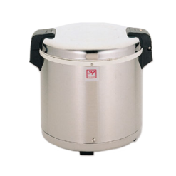 Thunder Group SEJ22000 50-cup electric rice warmer in mirror-finish stainless steel, front view