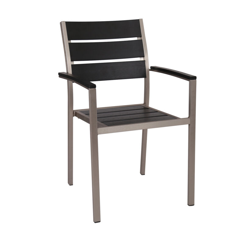 G & A 8216AR Indoor/Outdoor Stacking Armchair