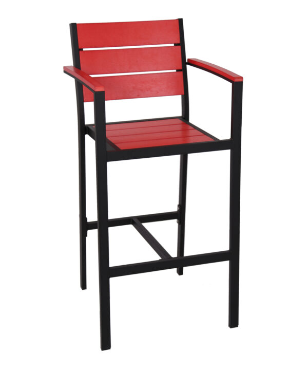 Indoor/Outdoor Arm Barstool | G & A 8816AR | RHQ Supplies