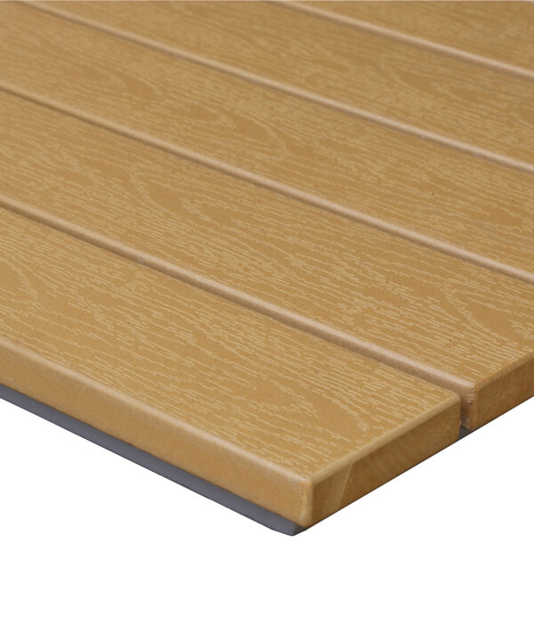 G & A ST2424 Synthetic Teak Slats Plastic Square Tabletop - ( 24" x 24" )