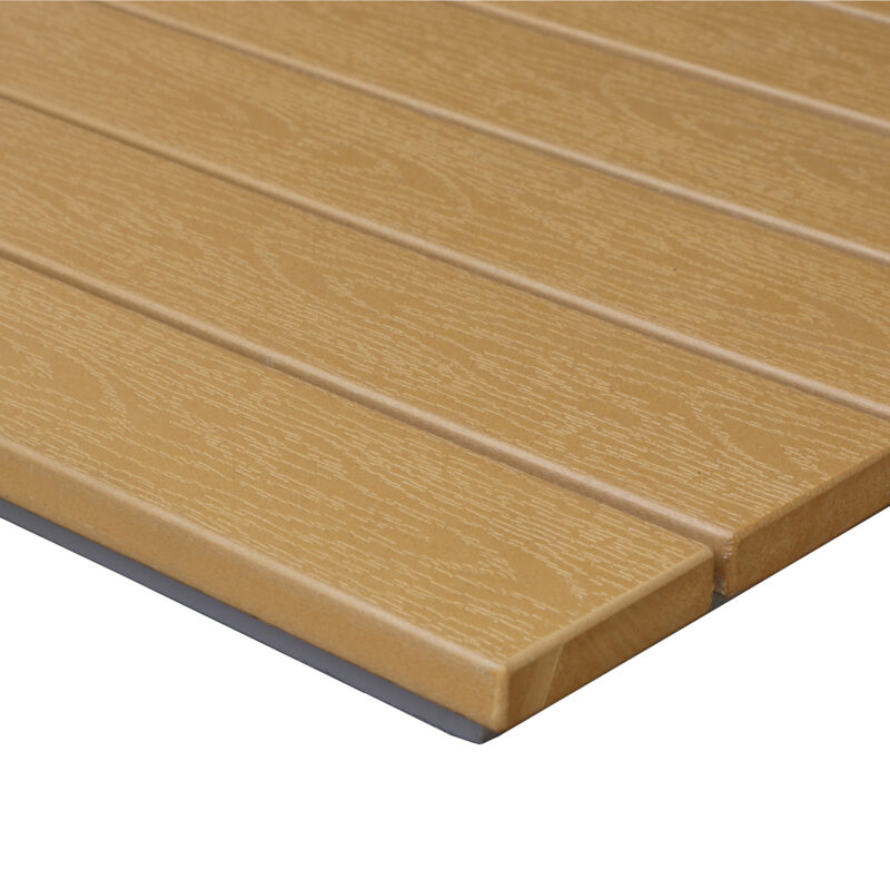 G & A ST3048 Synthetic Teak Slats Plastic Rectangular Tabletop - ( 30" x 48" )