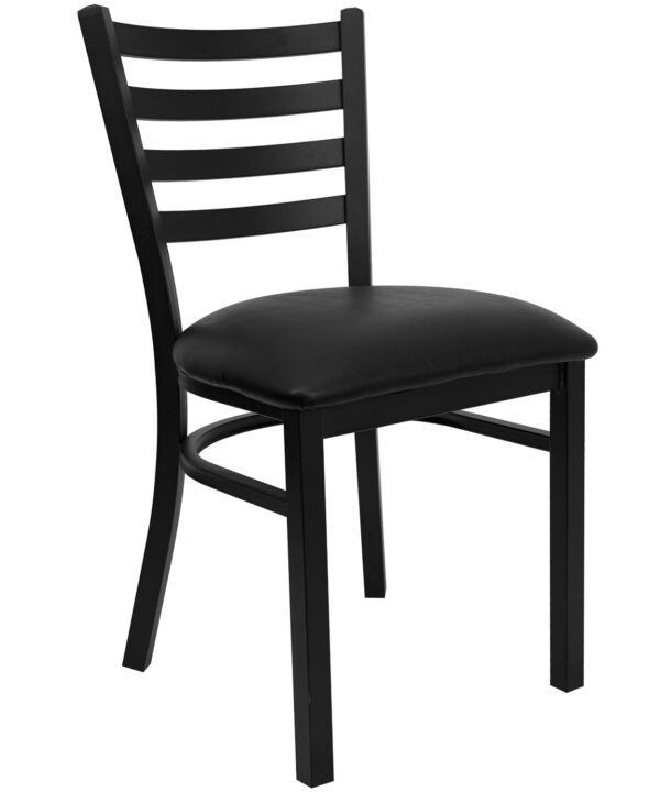 Restaurant Chair | Flash Furniture XU-DG694BLAD-BLKV-GG | RHQ Supplies