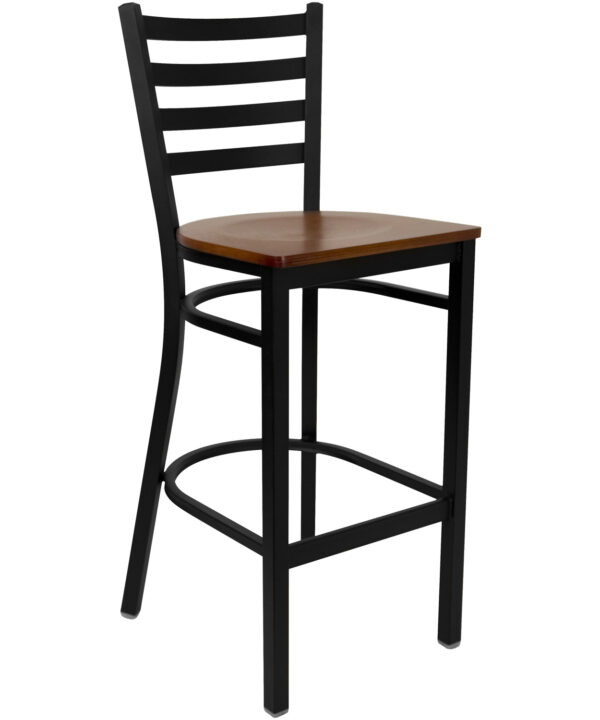 Metal Bar Stool | Flash Furniture XU-DG697BLAD-BAR-CHYW-GG | RHQ Supplies