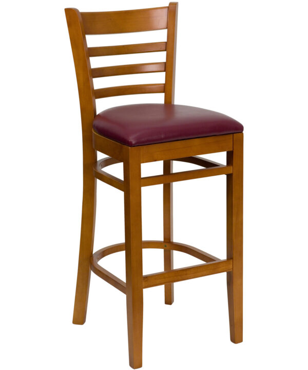 Restaurant Bar Stool Flash Furniture XU-DGW0005BARLAD-CHY-BURV-GG | RHQ Supplies