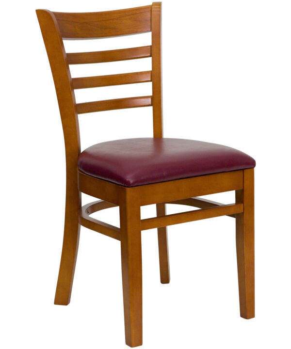 Restaurant Side Chair | Flash Furniture XU-DGW0005LAD-CHY-BURV-GG | RHQ Supplies