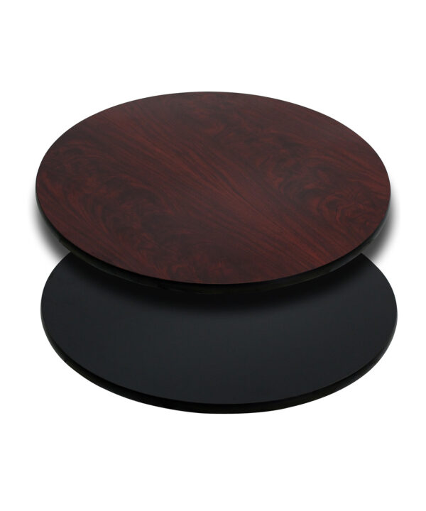 Reversible Table Top | Flash Furniture XU-RD-24-MBT-GG | RHQ Supplies