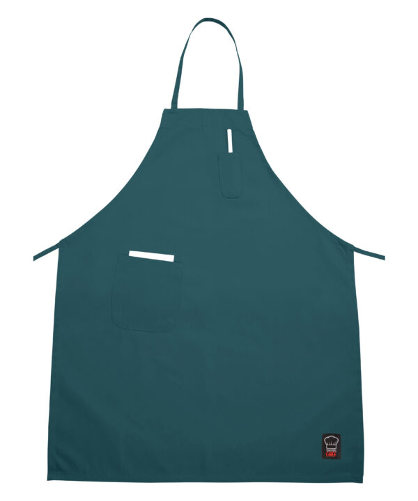 Green Full-Length Bib Apron | Winco BA-PGN | RHQ Supply