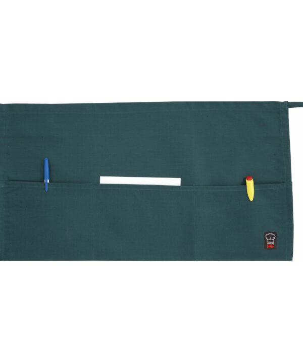 Green 3-Pocket Waist Apron | Winco WA-1221G | RHQ Supply