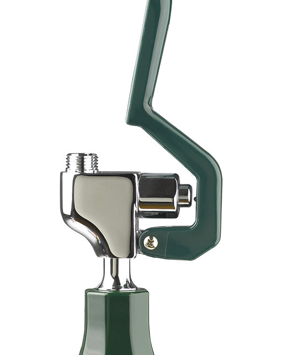 Krowne 21-129L Royal Series pre-rinse spray valve in green, front view