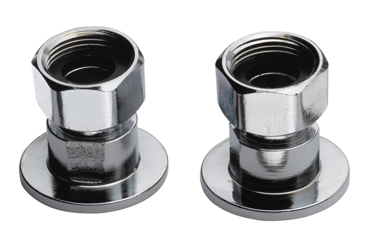 Krowne 21-400L Silver Series Coupling Flanges (Pair)