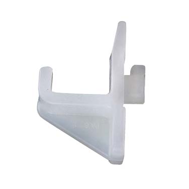 AllPoints 26-4165 shelf clip in off-white plastic, product view