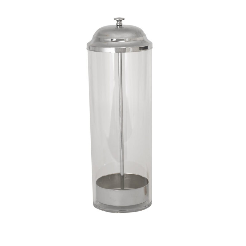 Winco SDP-3 Plastic Cylinder Straw Dispenser