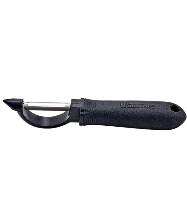 Winco VP-303 Stainless Steel Vegetable Peeler with Soft Grip Handle