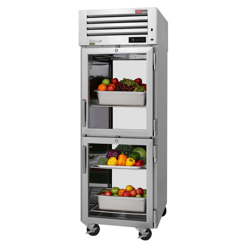 Turbo Air PRO-26-2R-G-PT-N 4-Glass-Door Pass-Thru Refrigerator