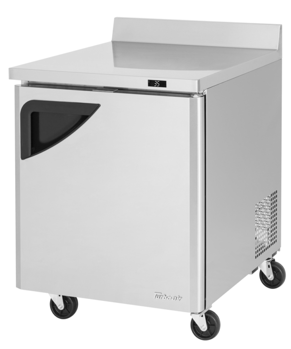 Turbo Air TWR-28SD-N worktop refrigerator in stainless steel, front view
