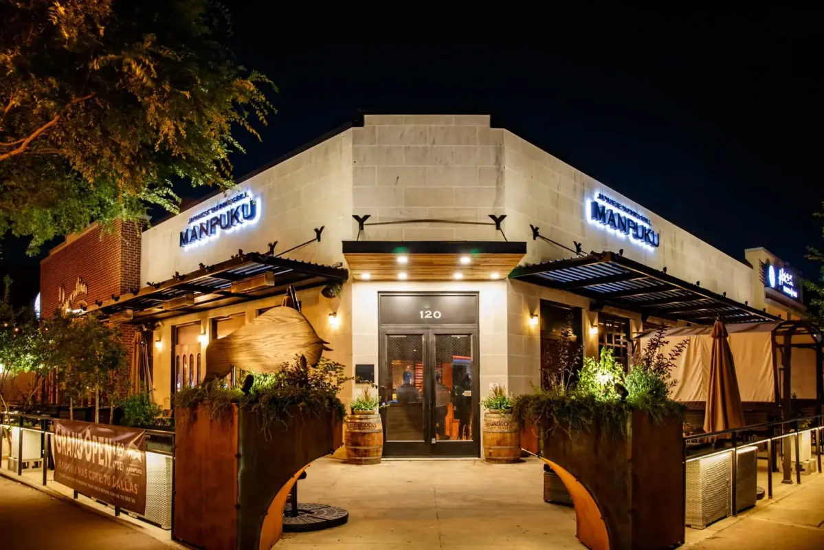 Manpuku Japanese BBQ bar and counter, japanese bbq restaurant in Dallas, TX, designed and built by Restaurant Headquarters