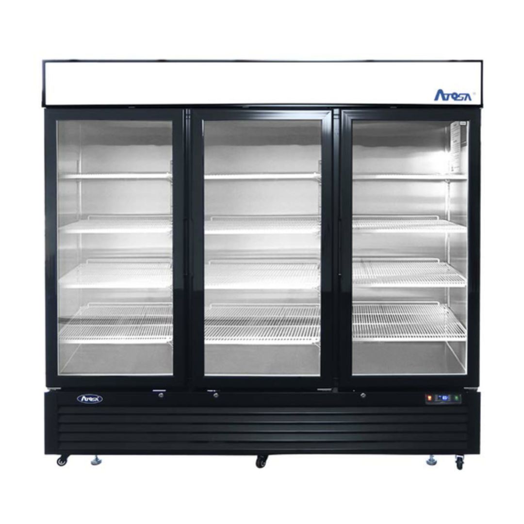 Atosa MCF8728GR 81″ Three-Door Merchandiser Freezer | Restaurant ...